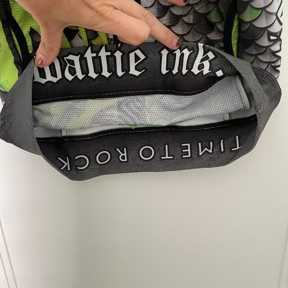 Worn Once Wattie Ink Tri Top Women's Small Half Zip Triathlon Dragon Sleeveless - Picture 8 of 11